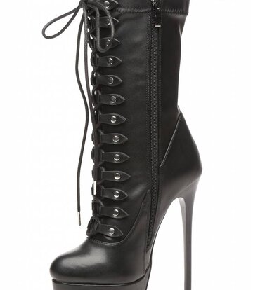 Giaro Schwarze Schnürstiefelette "Galana MIATLA"