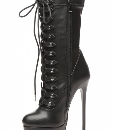 Giaro Schwarze Schnürstiefelette "Galana MIATLA"
