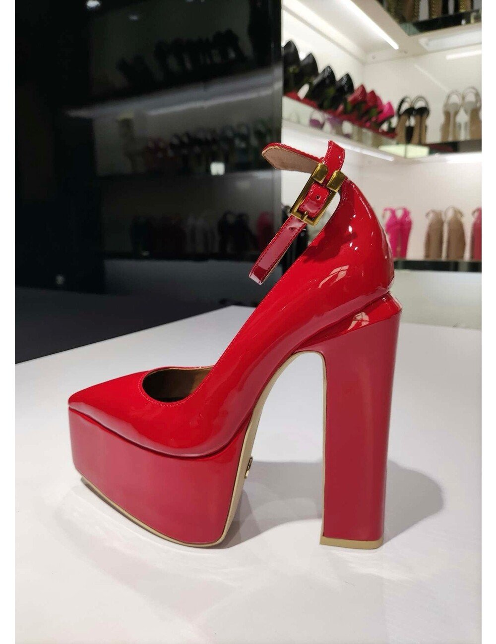 Giaro Giaro STYLET | RED SHINY | PUMPS