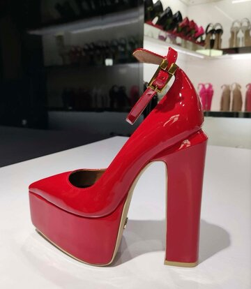 Giaro Giaro STYLET | RED SHINY | PUMPS