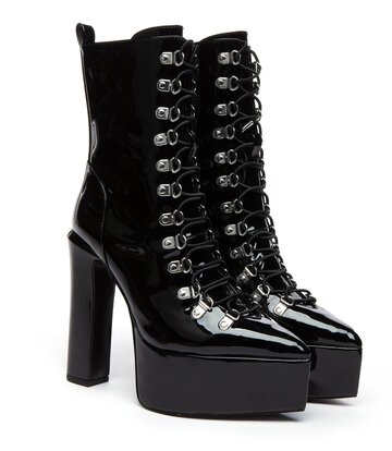 Giaro SCENIC | SCHWARZ GLÄNZEND | STIEFELETTEN