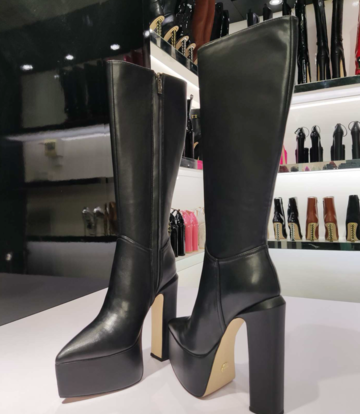 Giaro Giaro SARAHI | BLACK MATTE | KNEE BOOTS