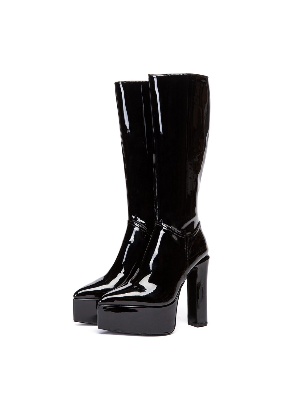 Giaro Giaro SARAHI | BLACK SHINY | KNEE BOOTS