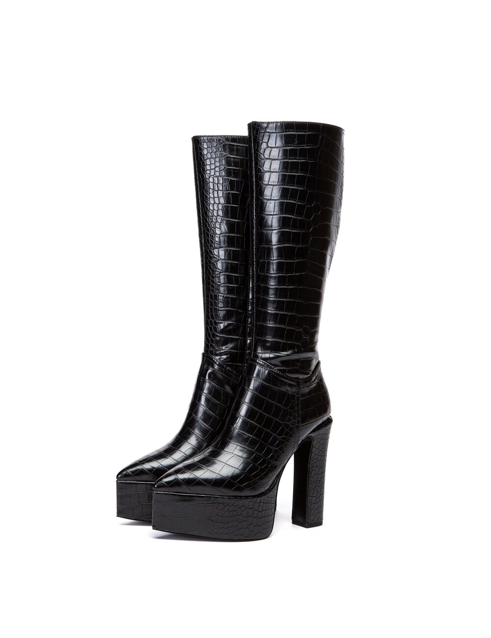 Giaro Giaro SARAHI | SCHWARZER CROCK | KNIESTIEFEL