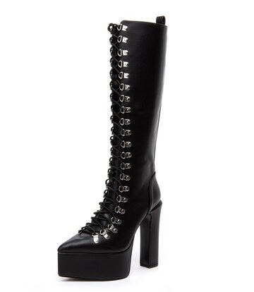 Giaro STRAGAZER | SCHWARZ MATT | KNIESTIEFEL MIT SCHNÜRUNG