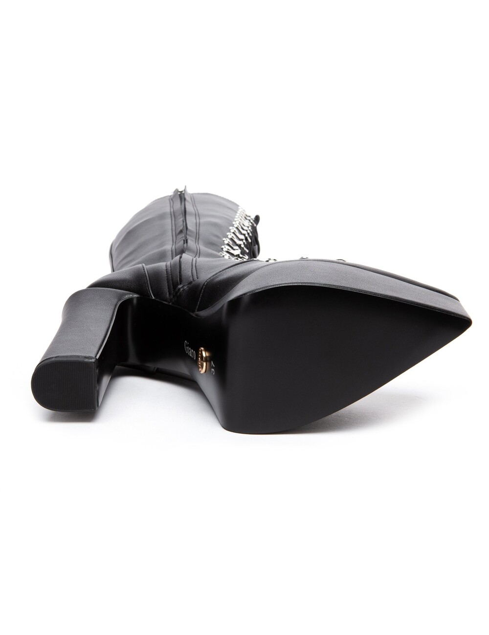 Giaro STRAGAZER | BLACK MATTE | LACED KNEE BOOTS