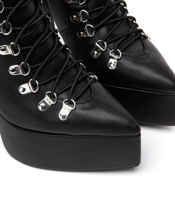 Giaro STRAGAZER | BLACK MATTE | LACED KNEE BOOTS