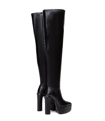 Giaro Giaro SAPHINA | BLACK MATTE | THIGH BOOTS