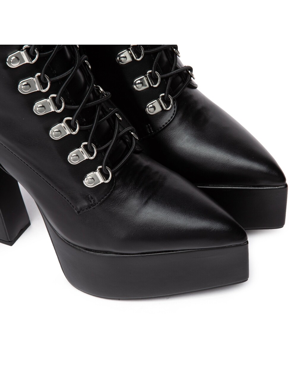 Giaro SECRETZ | BLACK MATTE | LACED THIGH BOOTS