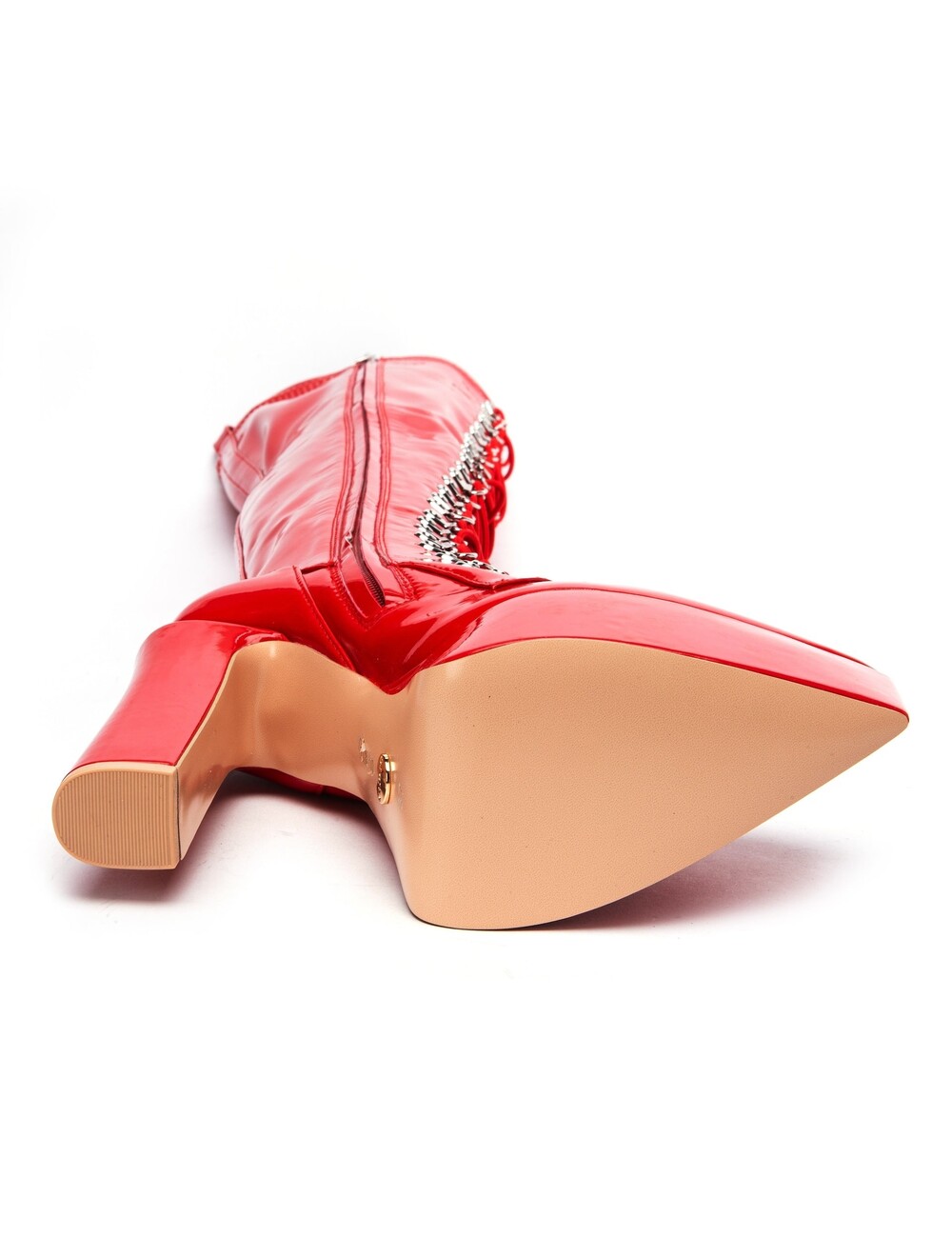 Giaro SECRETZ | RED SHINY | LACED THIGH BOOTS