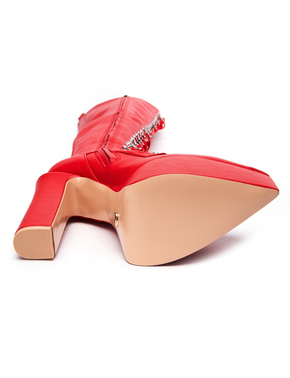 Giaro SECRETZ | RED MATTE | LACED THIGH BOOTS