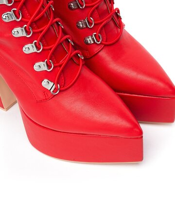 Giaro SECRETZ | RED MATTE | LACED THIGH BOOTS
