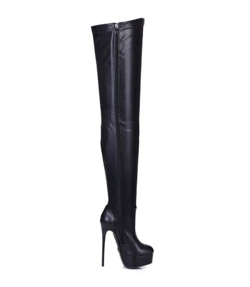 Giaro Black matte Giaro ultra "Galana" thigh boots
