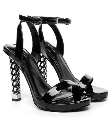 Giaro Giaro ABRIEL | BLACK SHINY | SANDALS