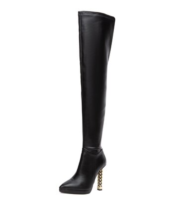 Giaro Giaro ALISSA | BLACK MATTE | THIGH BOOTS