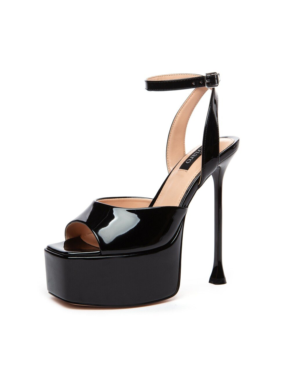 Giaro Giaro GALA | BLACK SHINY | SANDALS