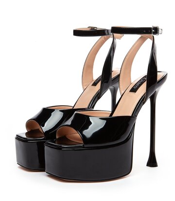 Giaro Giaro GALA | BLACK SHINY | SANDALS