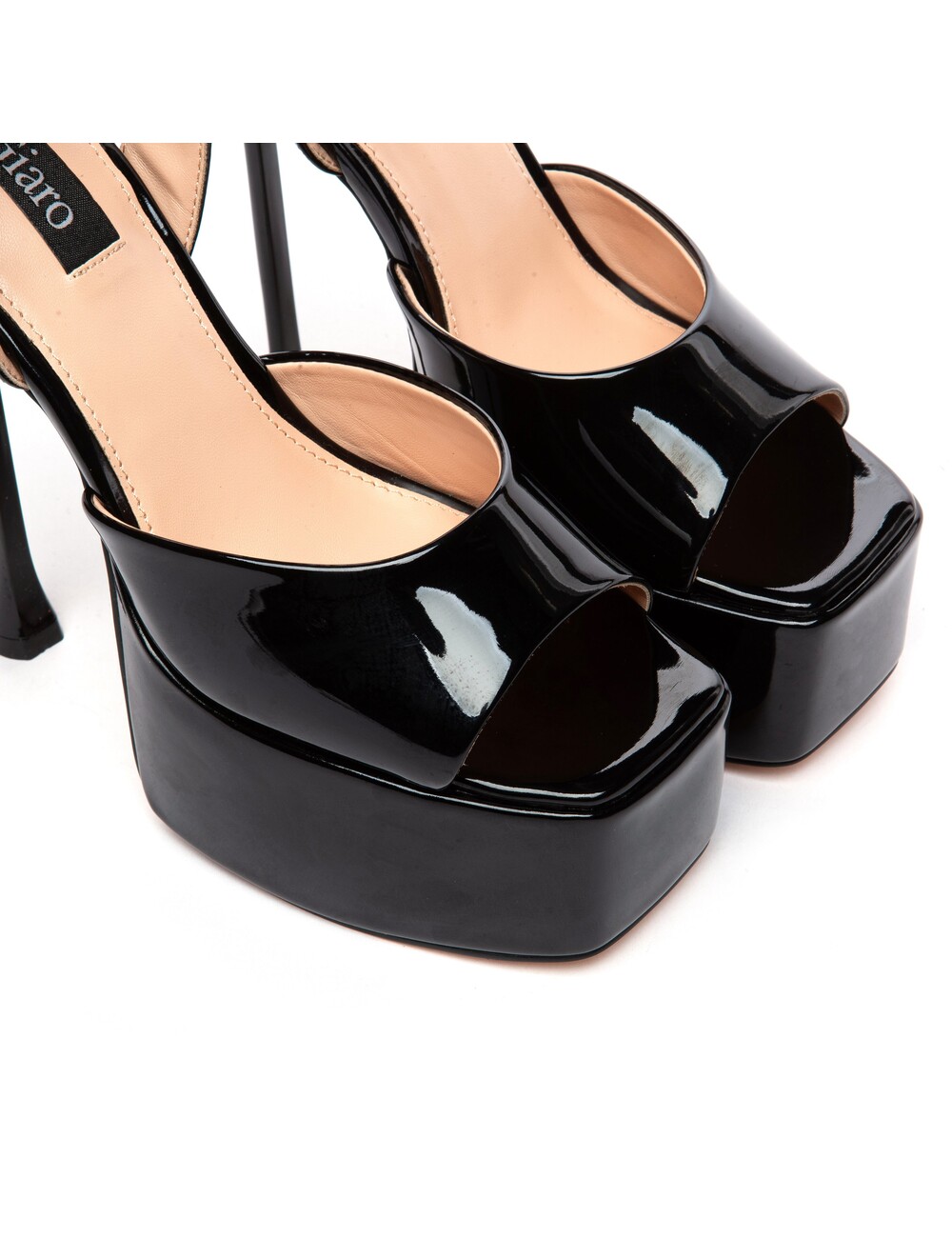 Giaro Giaro GALA | BLACK SHINY | SANDALS