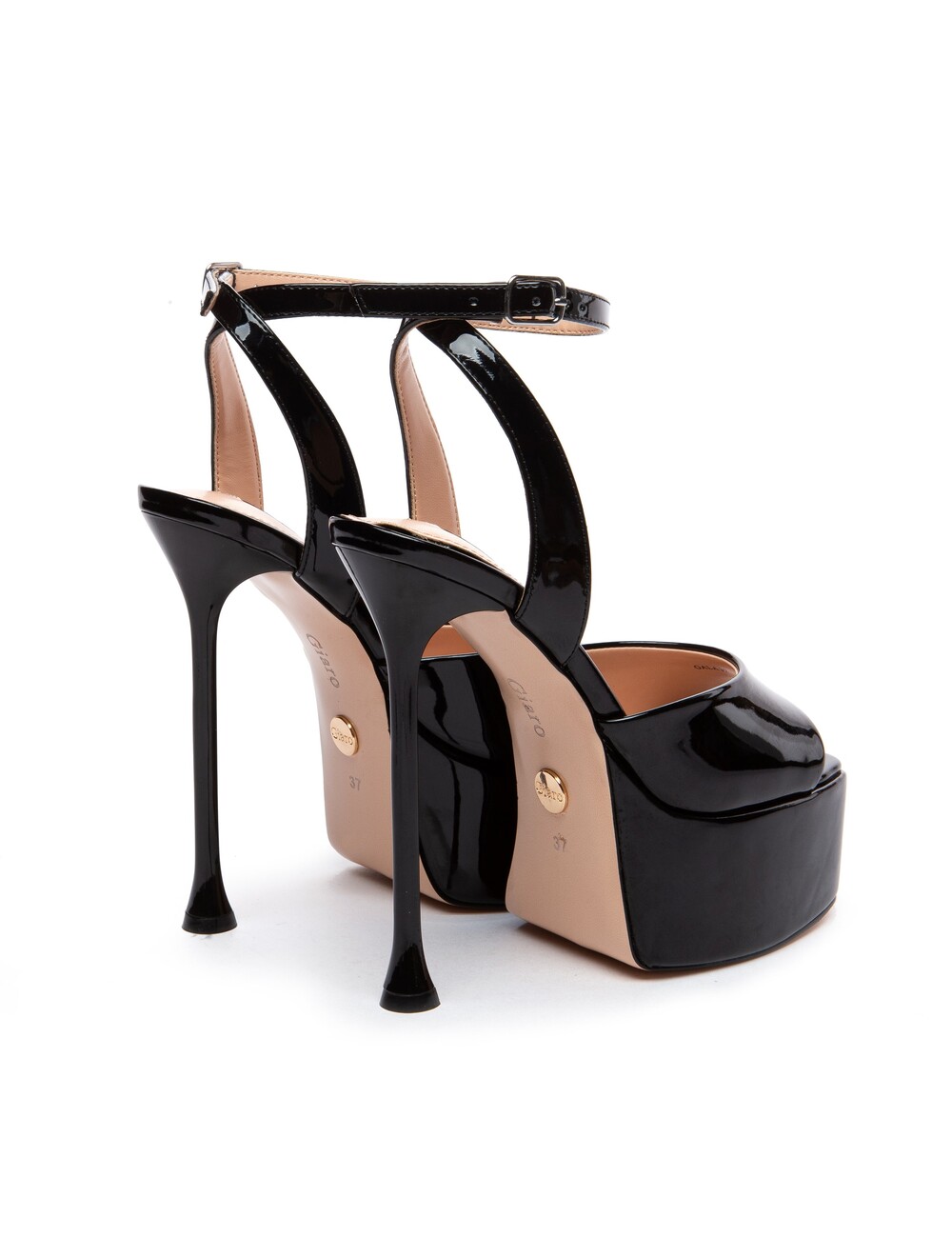 Giaro Giaro GALA | BLACK SHINY | SANDALS