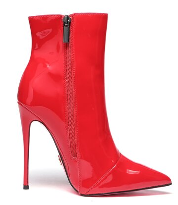 Giaro Giaro TALIA RED SHINY ANKLE BOOTS