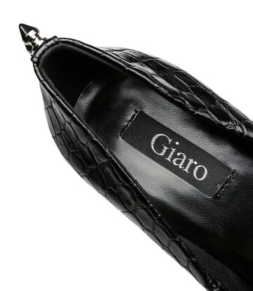 Black  Crock  Giaro "Bad Girl" platform pumps with spikes
