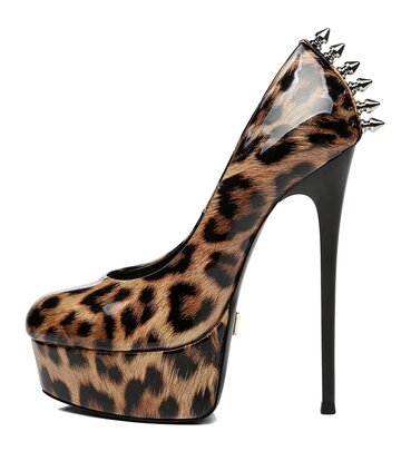 Giaro Leo Shiny  Giaro "Bad Girl" platform pumps with spikes