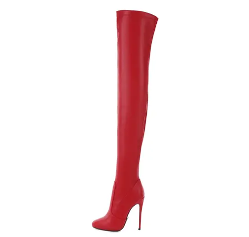 Giaro BELINDA ROTE MATTE OBERSCHENKELSTIEFEL