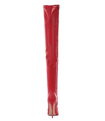 Giaro Giaro BELINDA RED MATTE THIGH BOOTS Giaro Giaro BELINDA RED MATTE THIGH BOOTS
