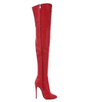 Giaro Giaro BELINDA ROTE MATTE OBERSCHENKELSTIEFEL Giaro Giaro BELINDA ROTE MATTE OBERSCHENKELSTIEFEL