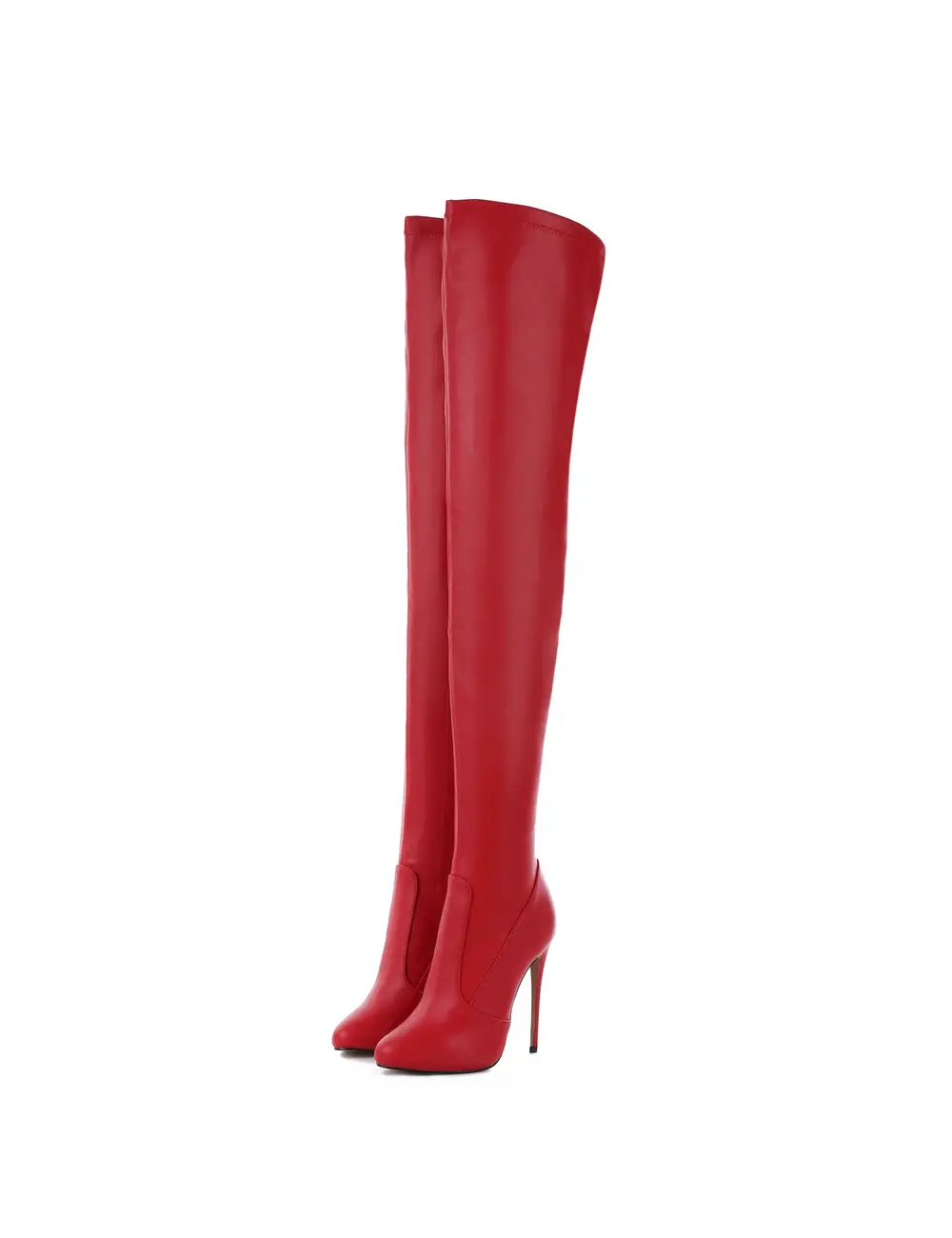 Giaro Giaro BELINDA RED MATTE THIGH BOOTS