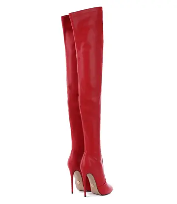 Giaro Giaro BELINDA RED MATTE THIGH BOOTS Giaro Giaro BELINDA RED MATTE THIGH BOOTS
