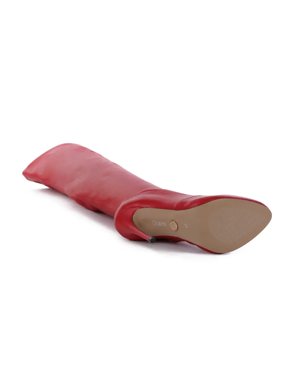 Giaro Giaro BELINDA ROTE MATTE OBERSCHENKELSTIEFEL