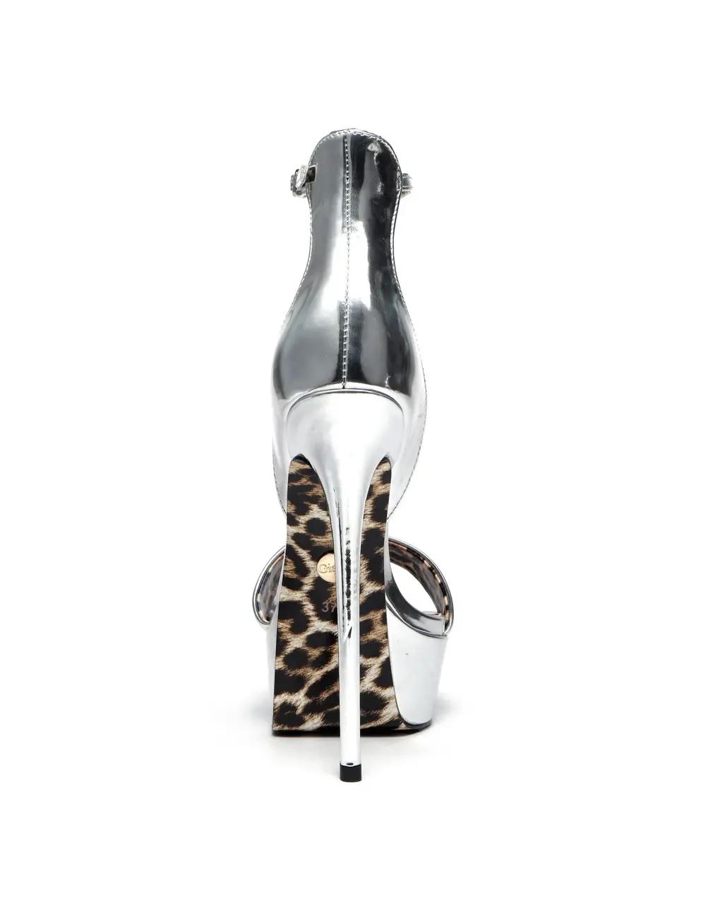 Giaro Giaro KIMMIE LIQUID SILVER PLATFORM PUMPS