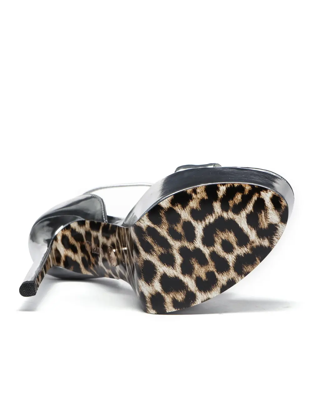 Giaro Giaro KIMMIE LIQUID SILVER PLATFORM PUMPS