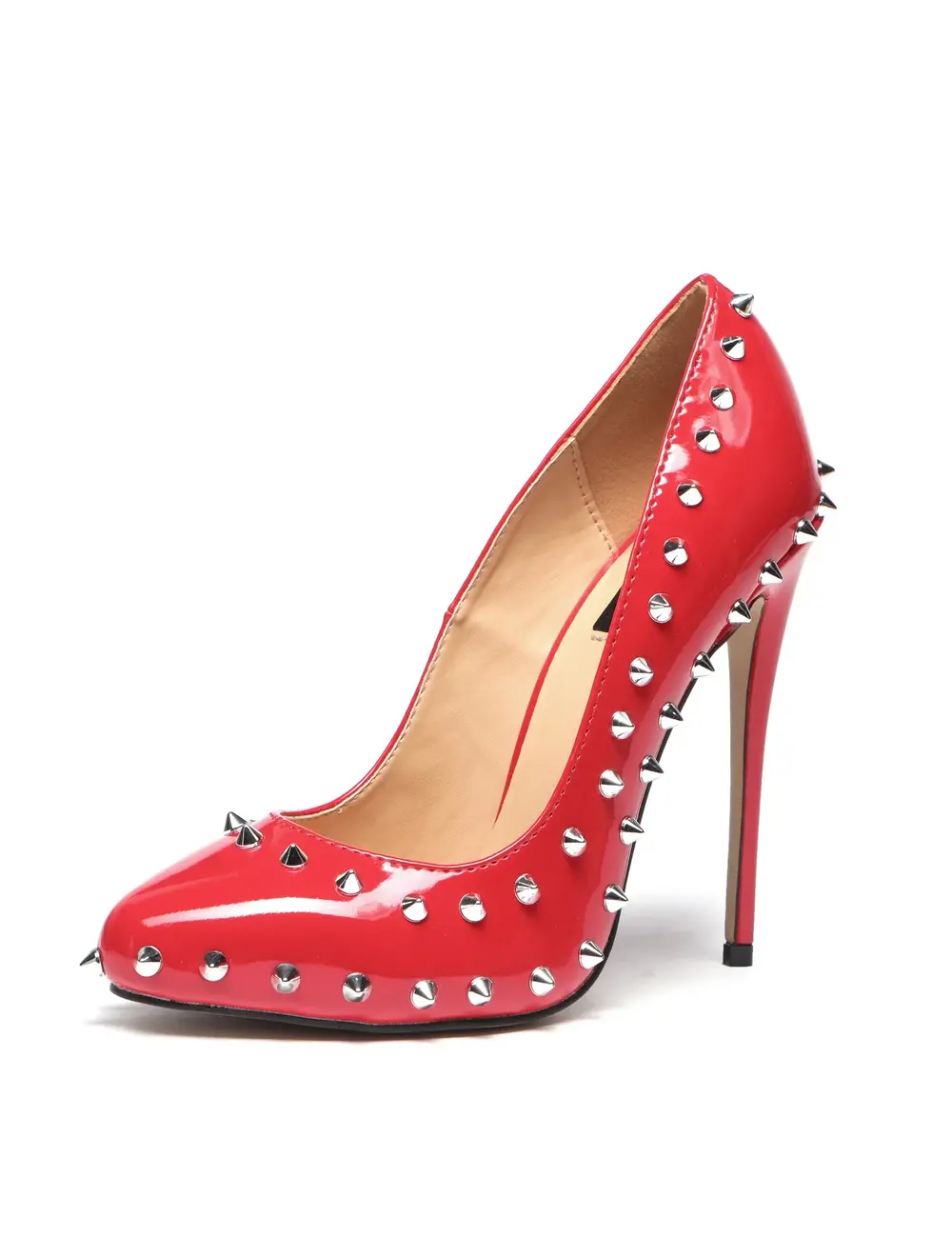 Giaro  BLARE RED SHINY | studded pumps