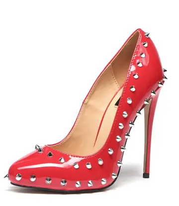 Giaro  BLARE RED SHINY | studded pumps