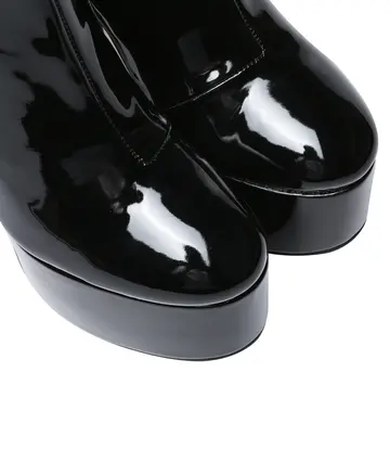 Giaro Giaro BAMARA BLACK SHINY | 14cm platform ankle boots