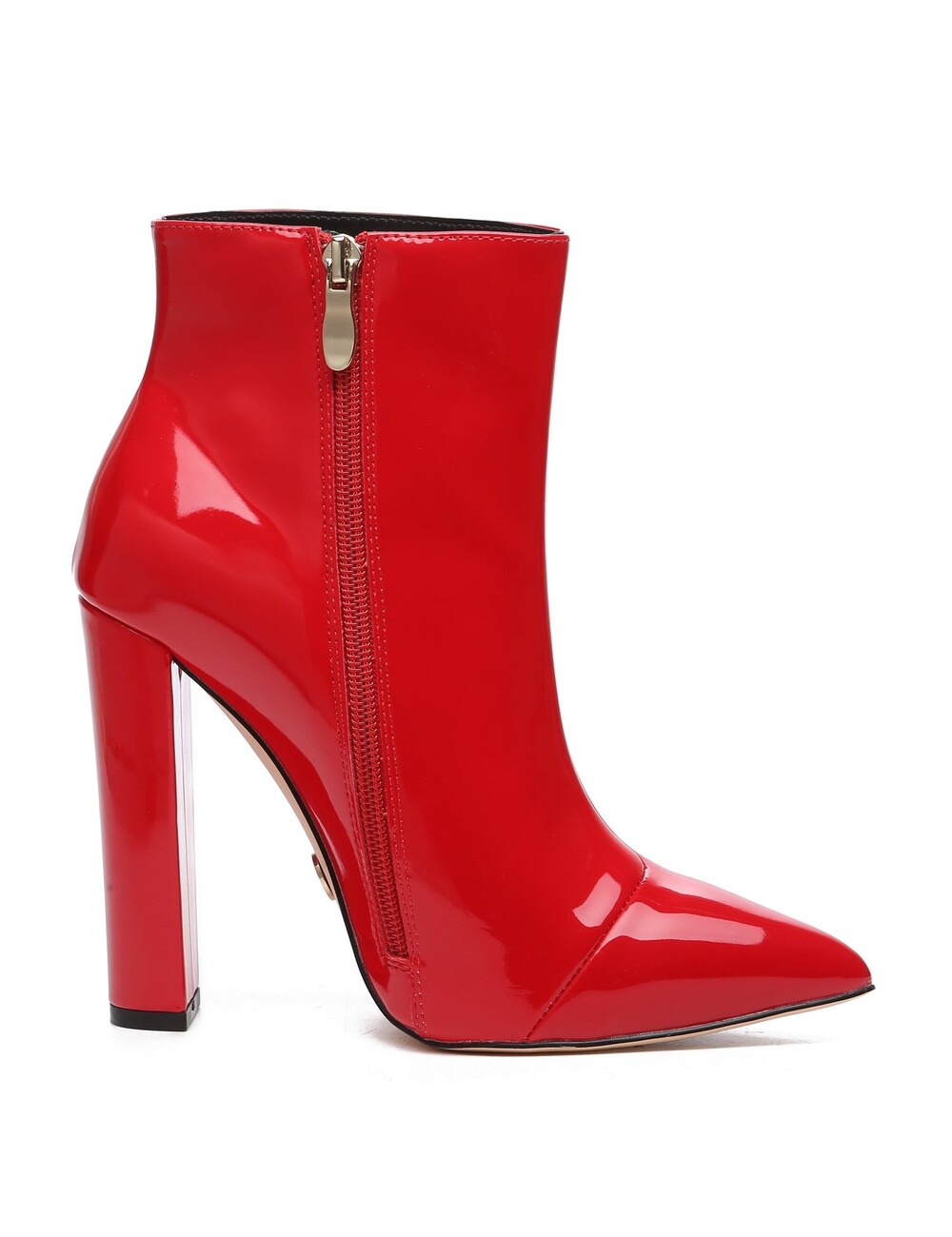 Giaro Giaro ALIA RED SHINY ANKLE BOOTS