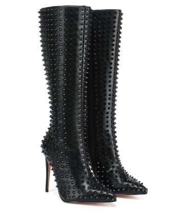 Giaro Giaro TRIBECA BLACK KNEE BOOTS WITH BLACK STUDS