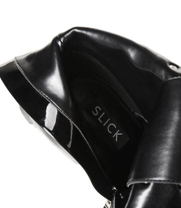 SLICK Giaro SLICK FASCINATE BLACK WHITE | lace-up platform boots