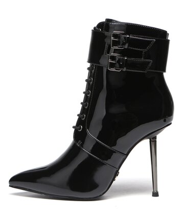 Giaro Giaro LESSORA SCHWARZE GLANZEND STIEFELETTEN