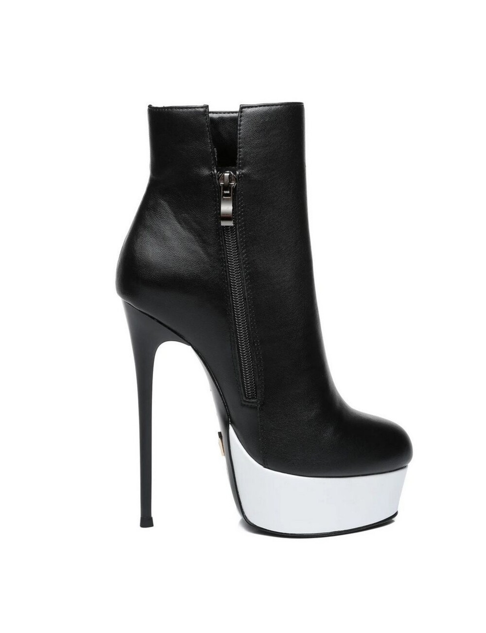 Giaro Giaro GALANA 1005 | SCHWARZ WEISS | PLATTFORM-ANKLE-STIEFEL