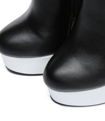 Giaro Giaro GALANA 1005 | SCHWARZ WEISS | PLATTFORM-ANKLE-STIEFEL