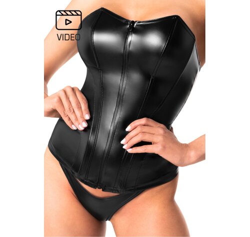 Noir Handmade Mysteria Corset Black F334