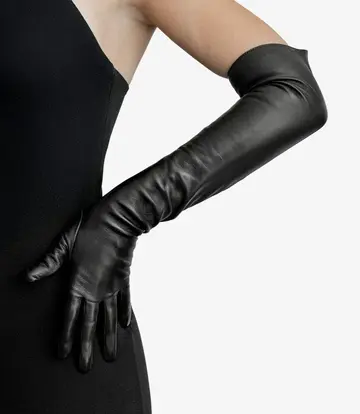 Parisi Gloves Parisi Gloves Lange Opernhandschuhe aus Leder - Sorrento (60 cm, klassische Länge)