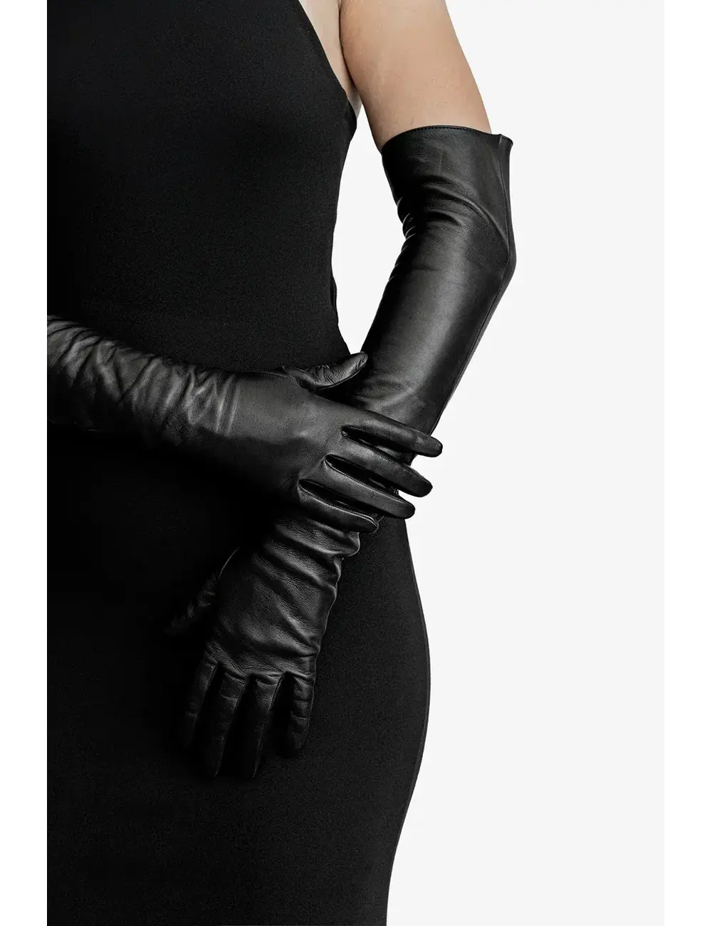 Parisi Gloves Parisi Gloves Lange Opernhandschuhe aus Leder - Sorrento (60 cm, klassische Länge)