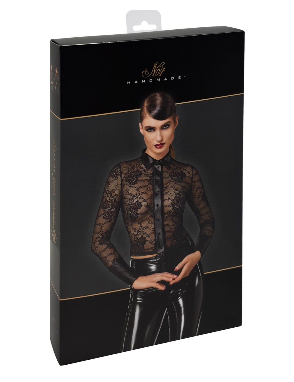 Noir Handmade Noir Handmade Noirelle Lace Button-up Shirt F377