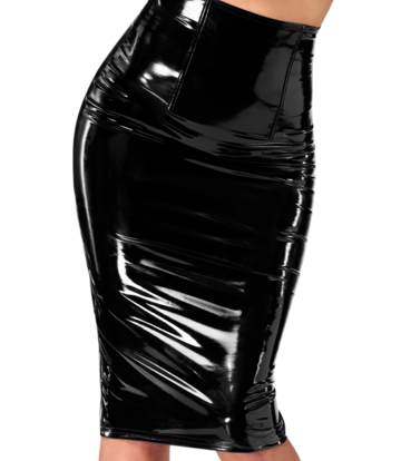 Noir Handmade Noir Handmade Dominae Column PVC pencil skirt F378