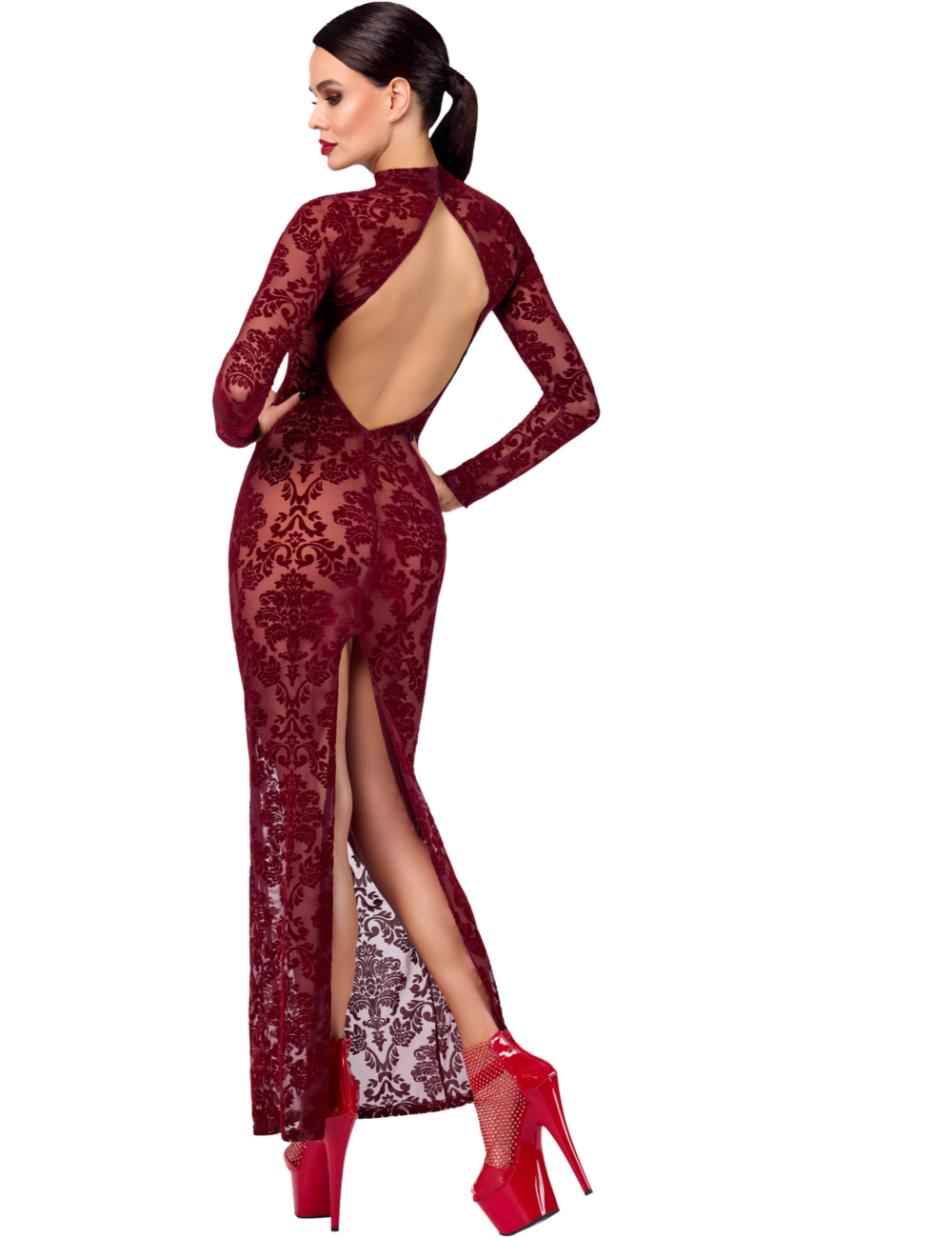 Noir Handmade Noir Handmade Kink Royal gown/long dress F383