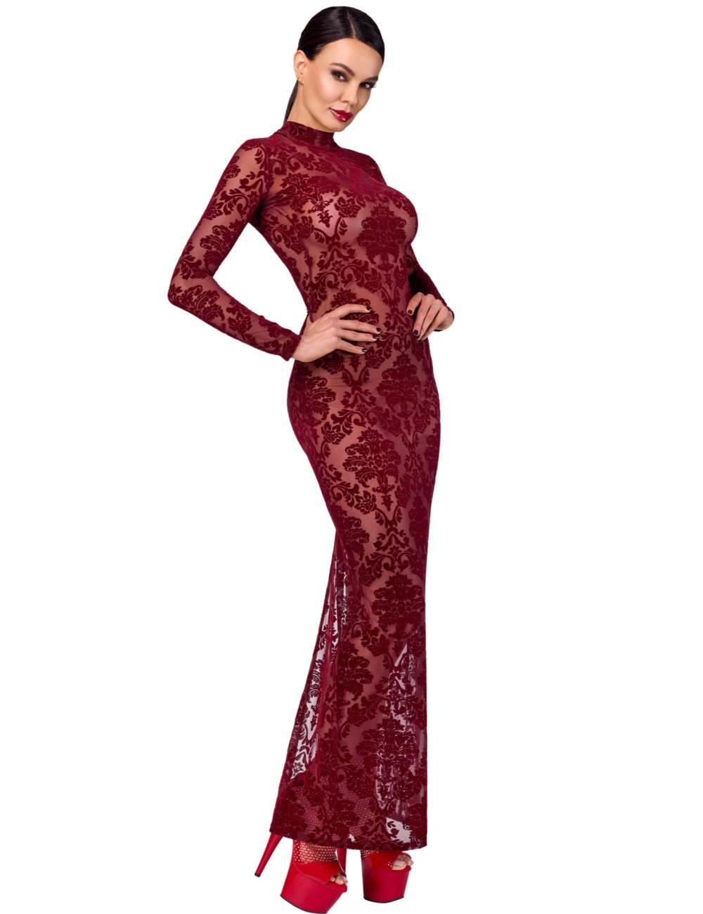 Noir Handmade Noir Handmade Kink Royal Abendkleid/langes Kleid F383